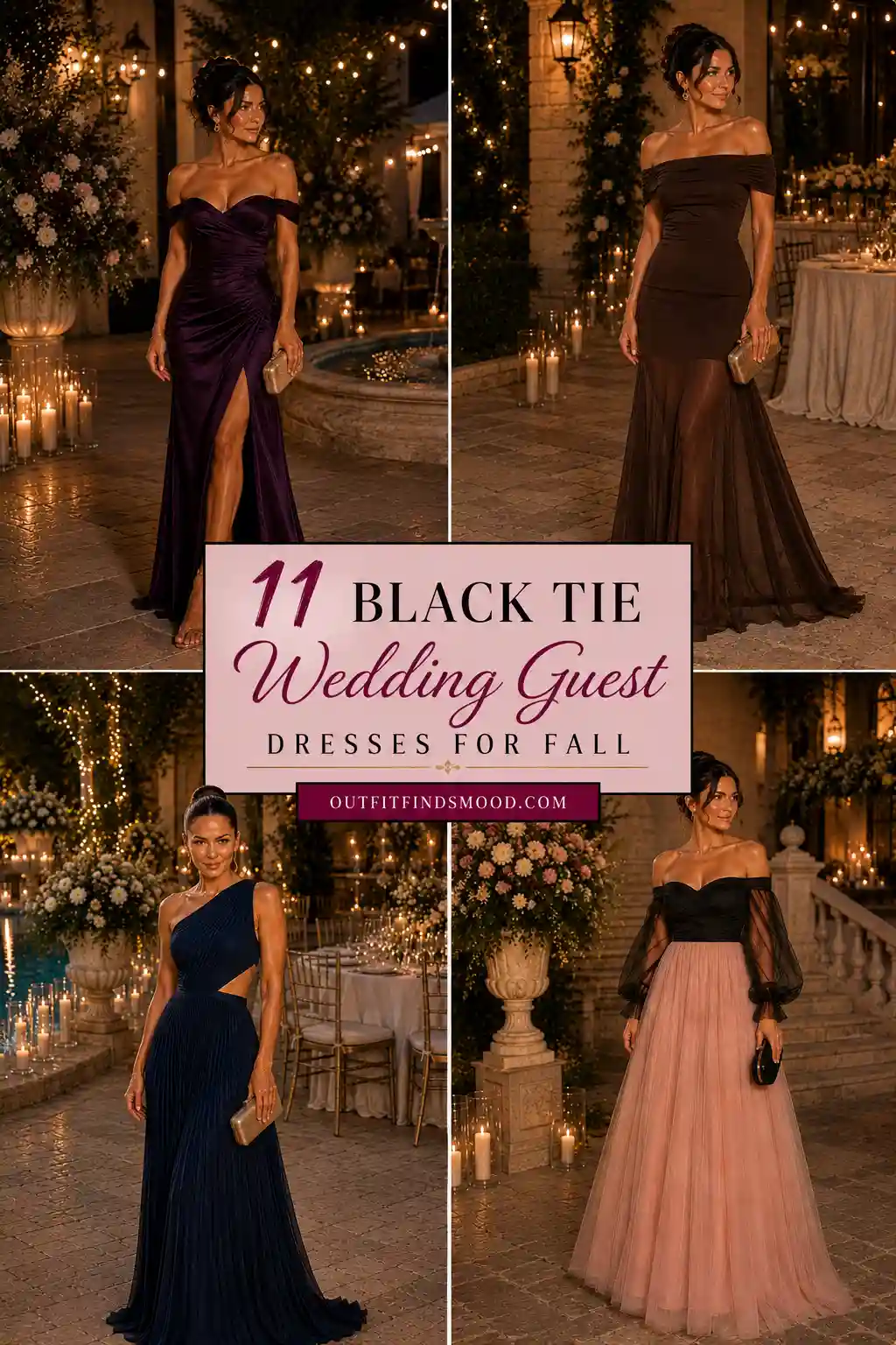 11 Black Tie Wedding Guest Dresses for Fall That Look So Elegant