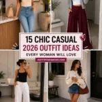 15 chic casual 2026 outfit ideas every woman will love