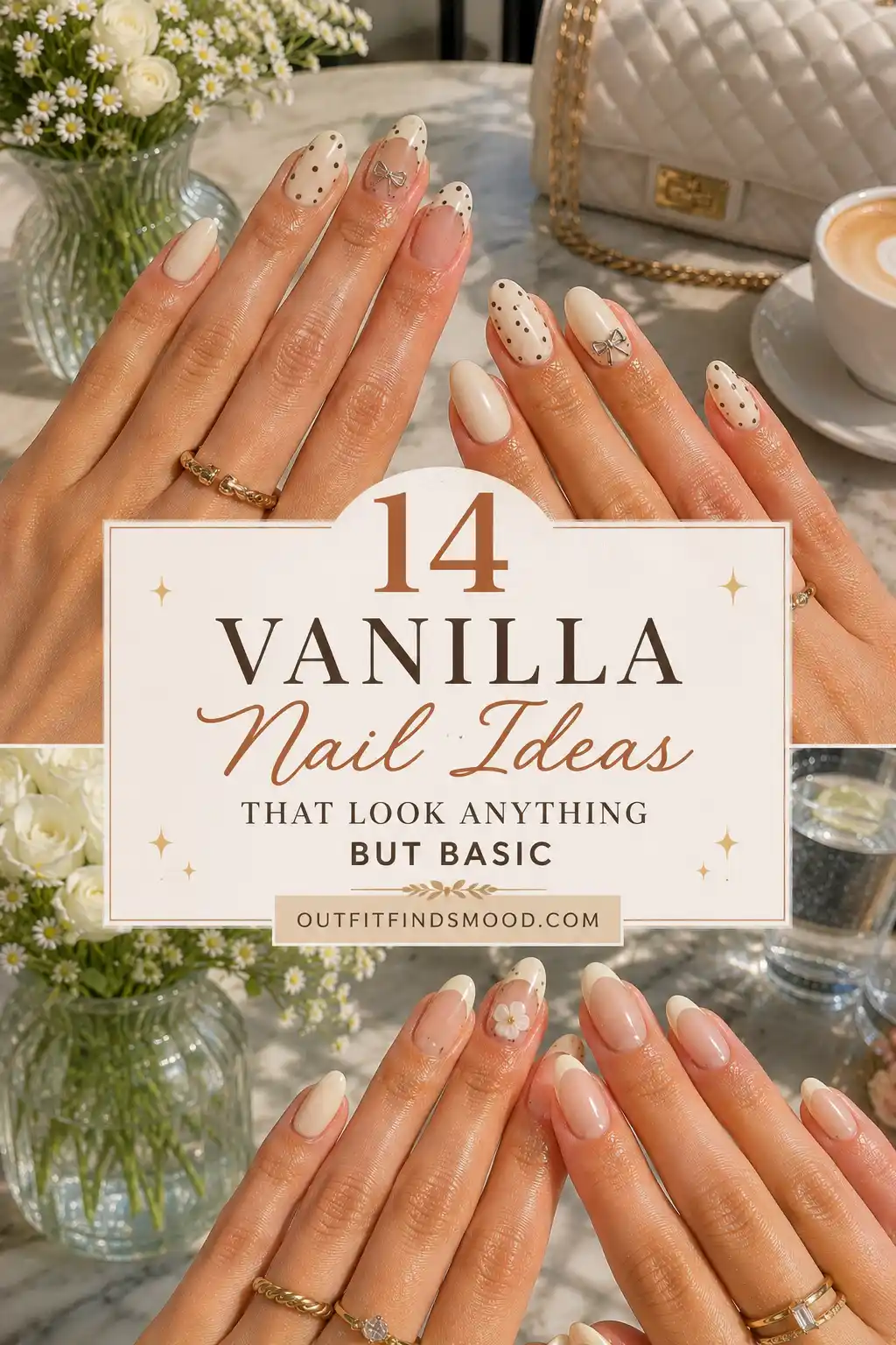 14 Vanilla Nail Ideas That Look Anything but Basic