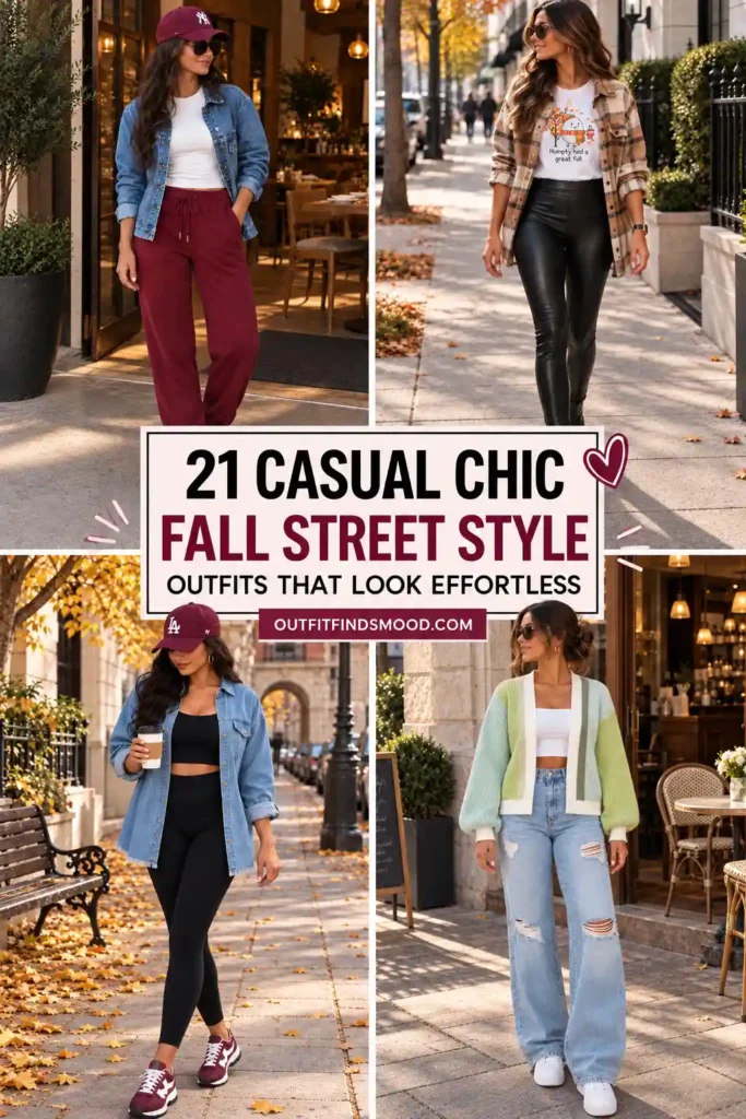 21 Casual Chic Fall Street Style Outfits That Look Effortless
